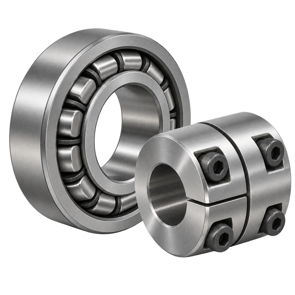 Roller bearing and shaft coupling